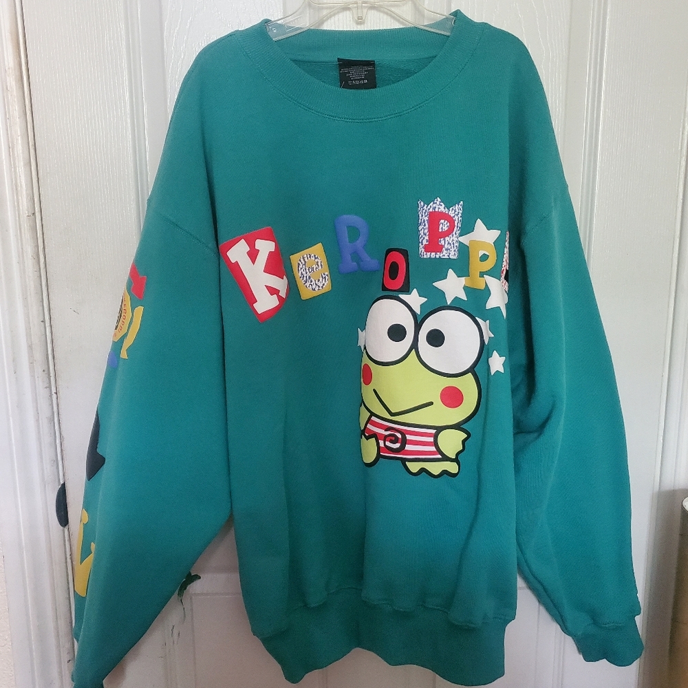 NWT Keroppi Dumbgood Sweatshirt Large